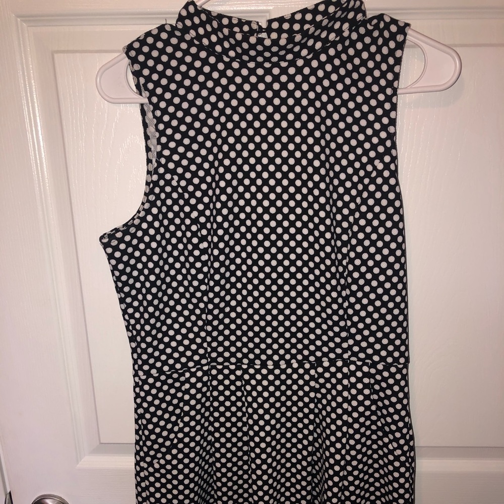Mock neck dress